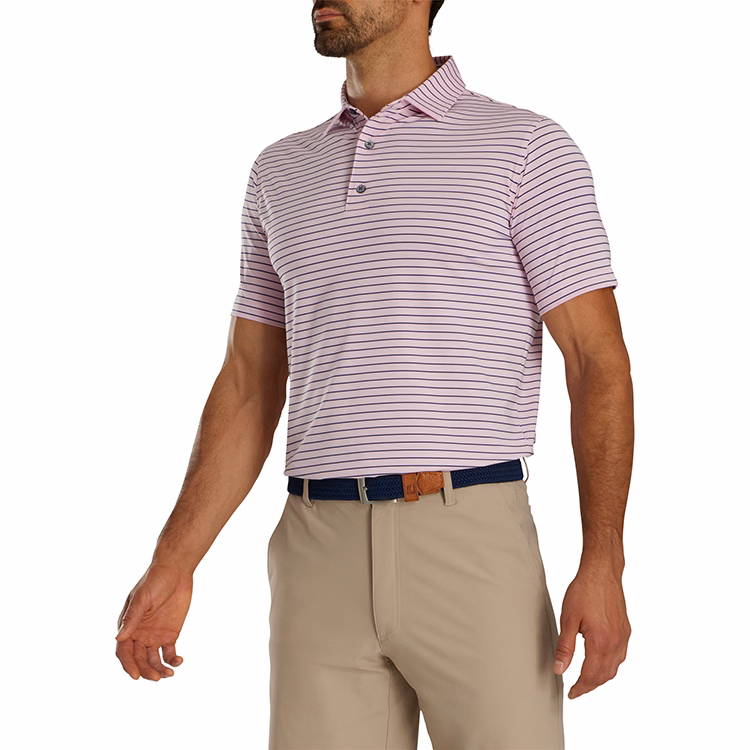 FootJoy ProDry Performance Classic Stripe- Athletic Fit Polo