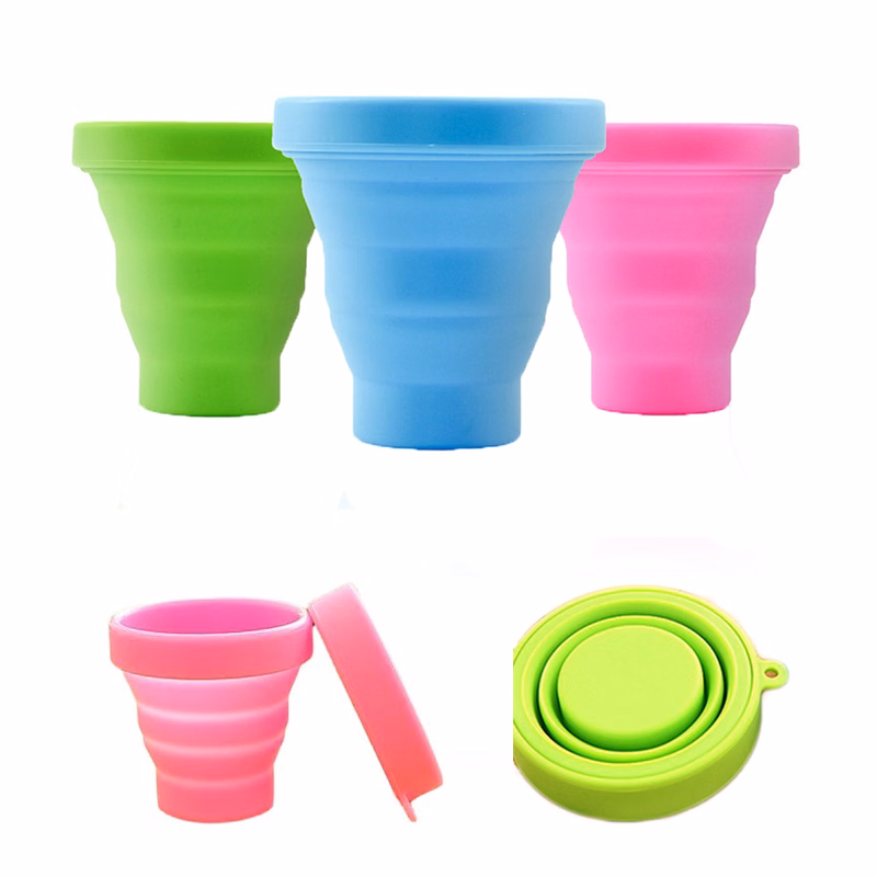 200ML Retractable Silicone Cup