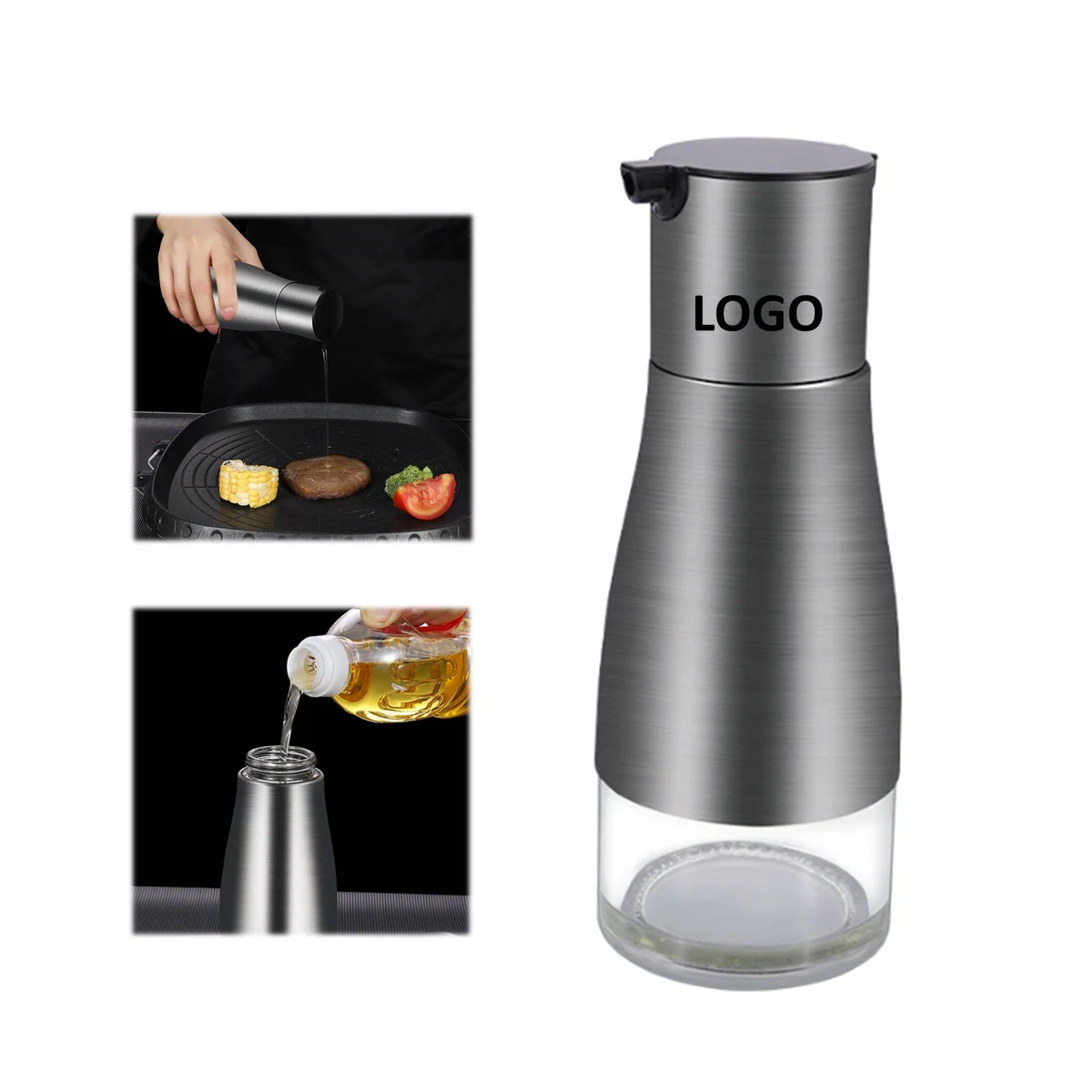 Stainless Steel Oil Dispenser Bottle 1