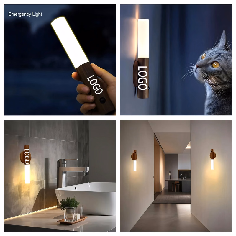 Motion Sensor LED Wall Light with Magnetic Mount
