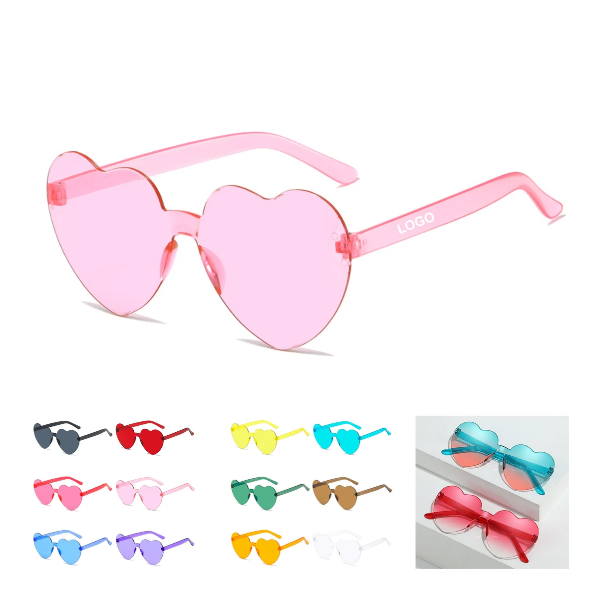 Heart Shaped Sunglasses (direct import) 1