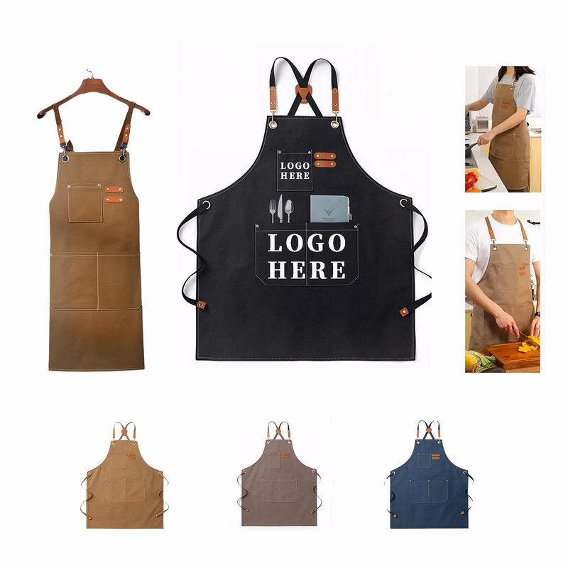 Unisex Waterproof Work Apron with Pockets