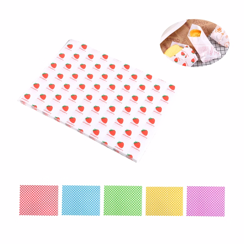 12 inch Custom Food Wrapping Liner Paper
