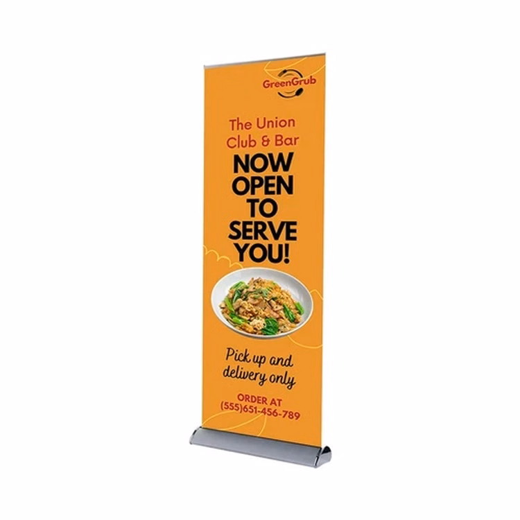 High Quality Retractable Banner Stand (24" x 78")