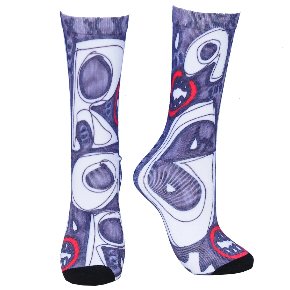 Crew 360 digital print unisex socks w/ full customization 1