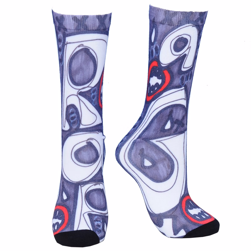 Crew 360 digital print unisex socks w/ full customization