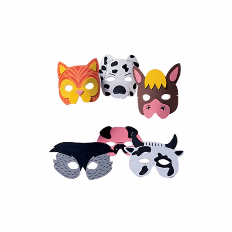 Foam Animal Masks - Assorted