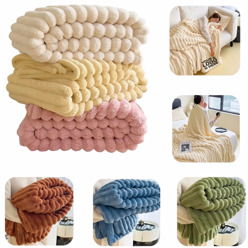 Rabbit Fur Blanket