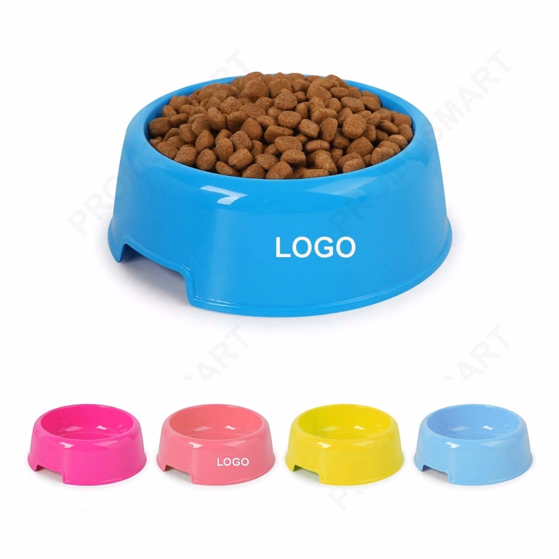 Solid Colors Plastic Pet Bowls