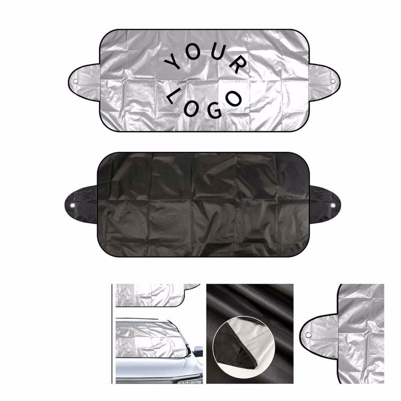Silver Adhesive Windshield Sunshade