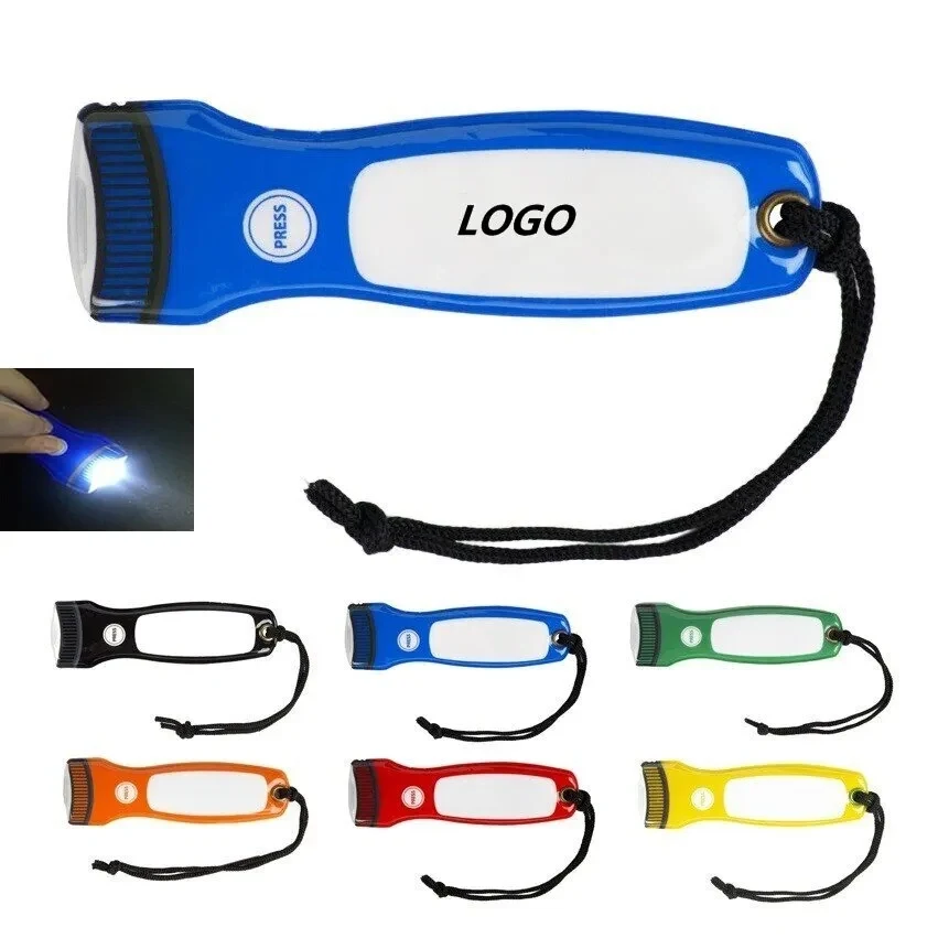 PVC LED Flashlight Key Chain Tool 1