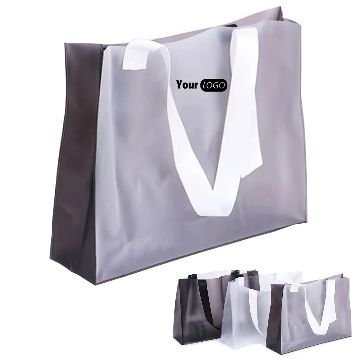 Clear Gift Bags with Handles 1