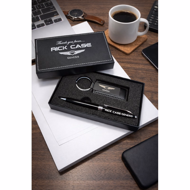 Keychain With Pen Gift Set