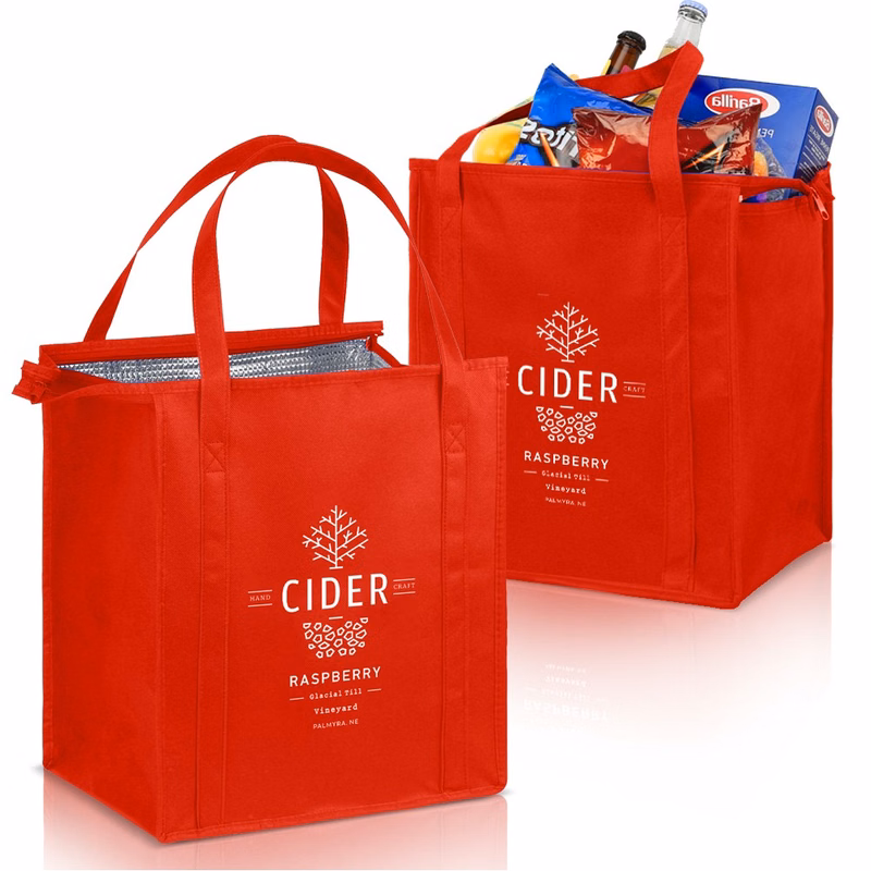 Custom Insulated Non Woven Shopping Tote Bag