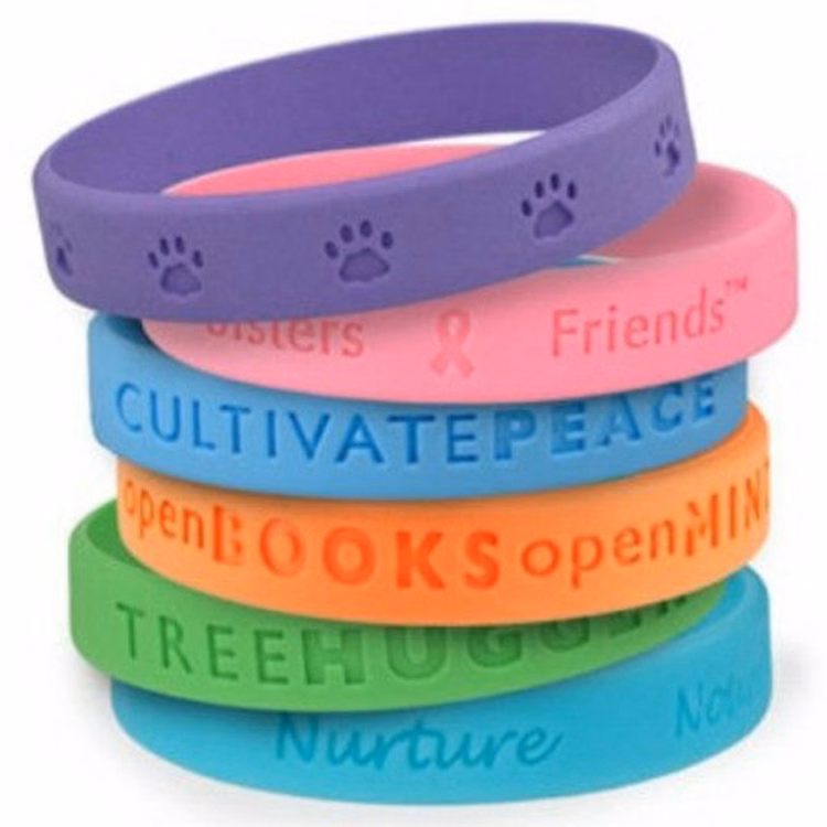 Debossed BEAUTY Wristband