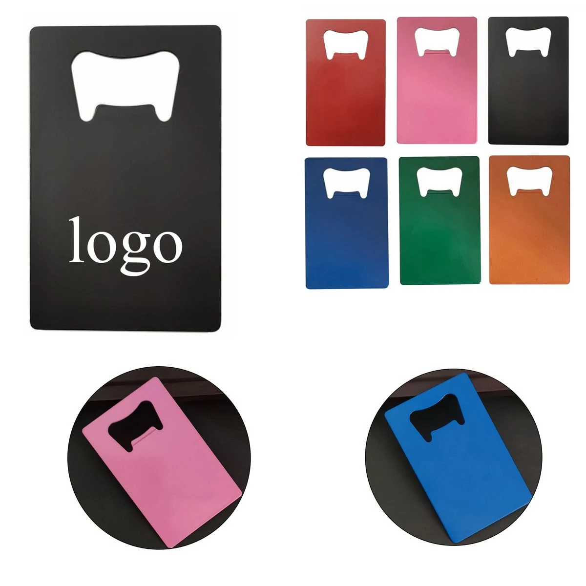 Portable Flat Metal Bottle Opener 1