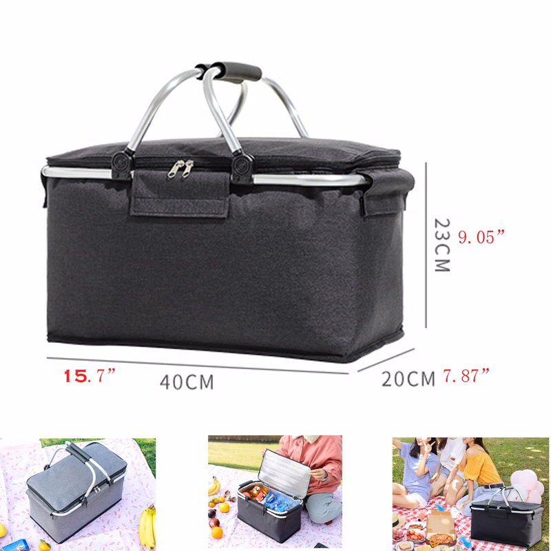 Insulated Cooler Basket Portable