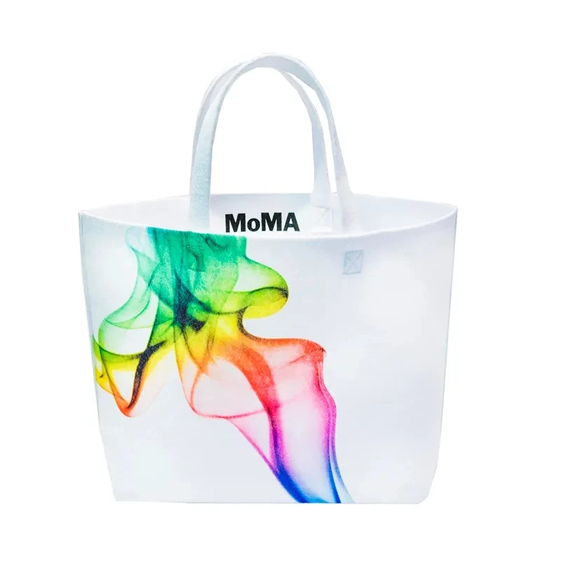 Custom Felt Tote (20" x 16" x 5"), custom tote bag with logo imprint 1