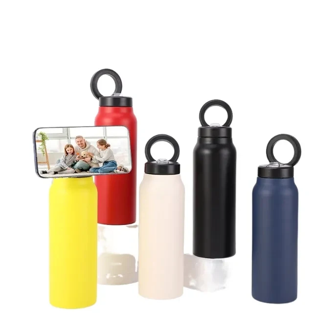 24oz Magnetic Phone Holder Stainless Steel Insulated Cup 1