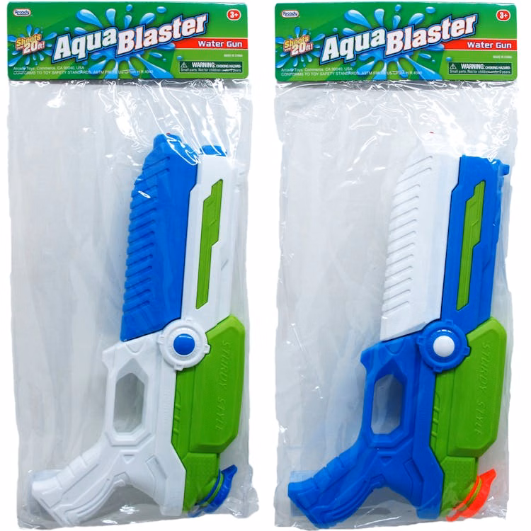 Water Blasters with Pump Action - Assorted Colors 13"