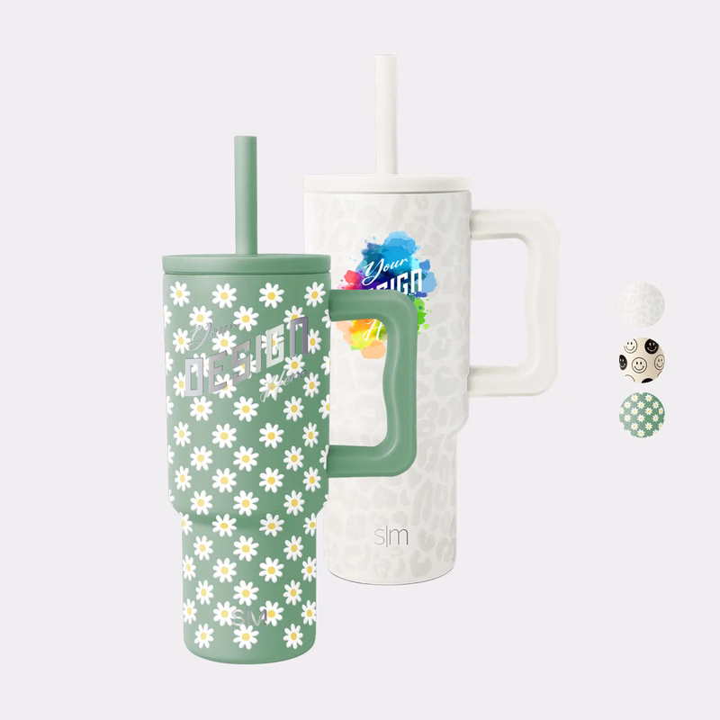 24 oz Simple Modern® Stainless Steel Double-Walled Insulated Trek Kids Tumbler with Silicone Straw Lid