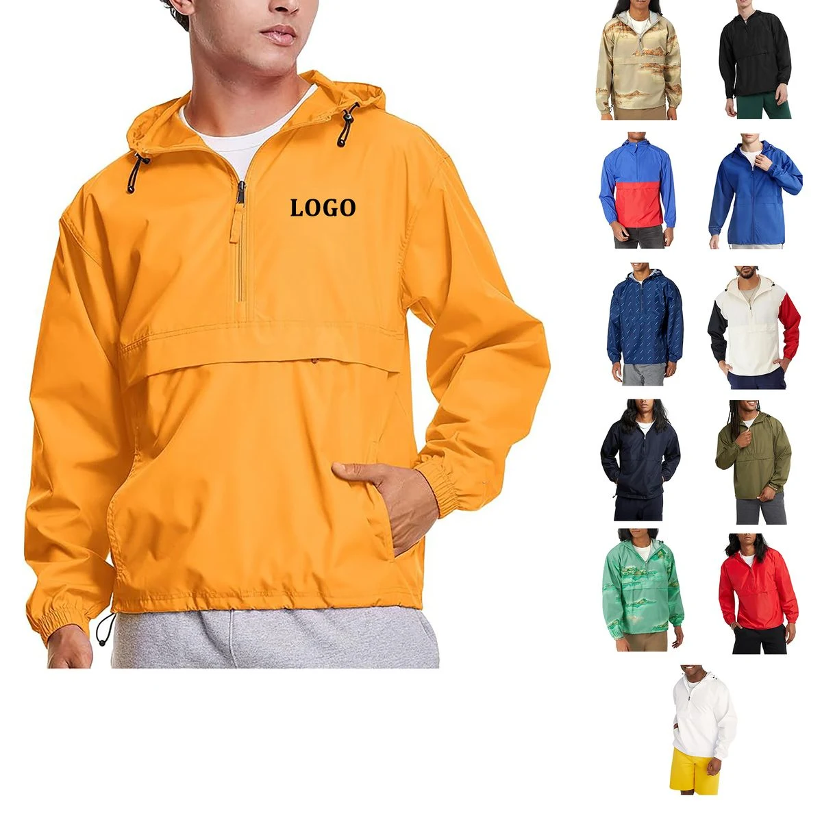 Unisex Windproof and Waterproof Packable Jacket 1