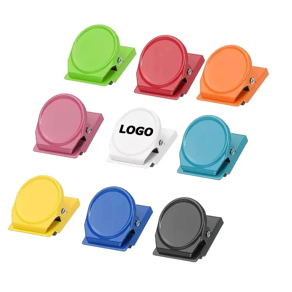 Multicolor Metal Magnetic Clips Duty for Refrigerator 1