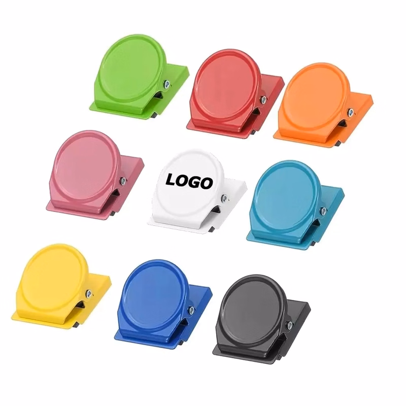 Multicolor Metal Magnetic Clips Duty for Refrigerator