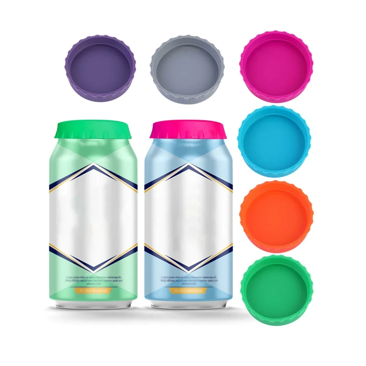Silicone Soda Can Lid 1