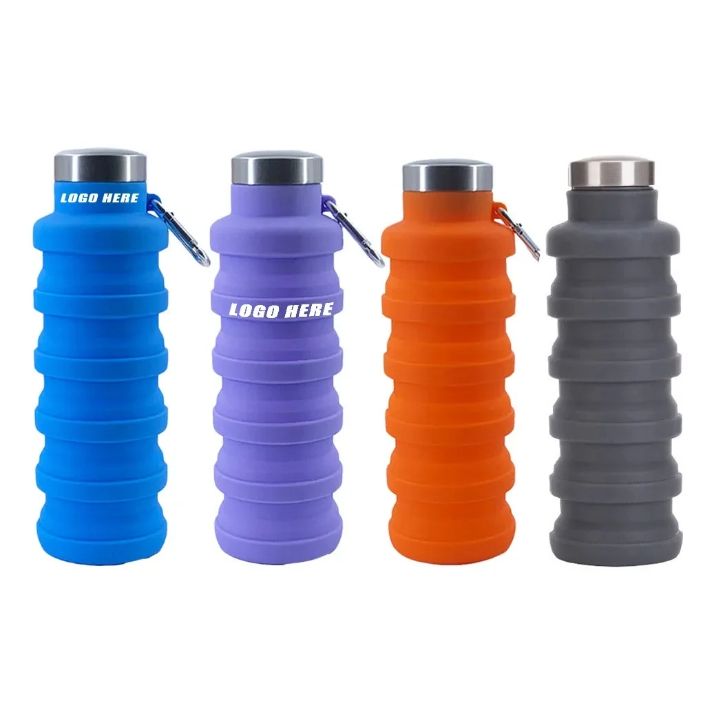 16Oz Colorful Collapsible Sport Bottles 1