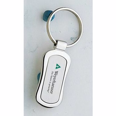 2 TONE METAL KEY TAG
