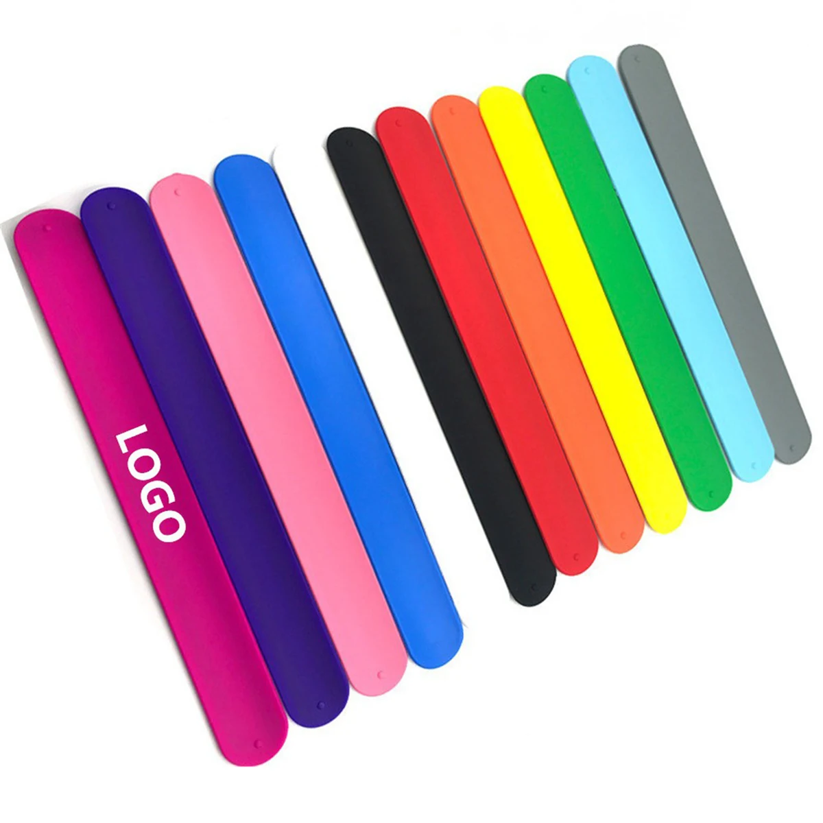 Personalized Silicone Slap Bracelets 1
