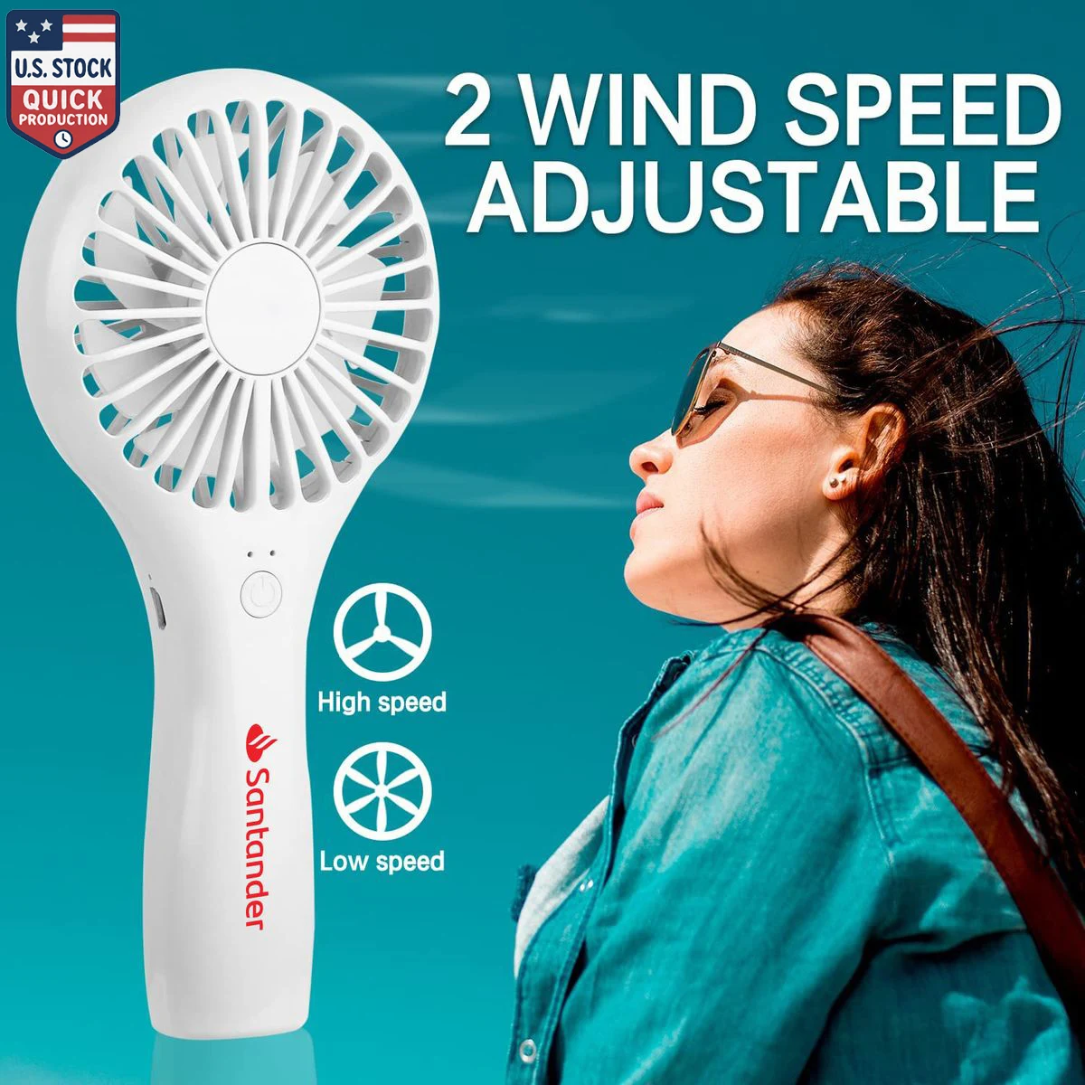 Handheld Mini Fan - USB Rechargeable 1