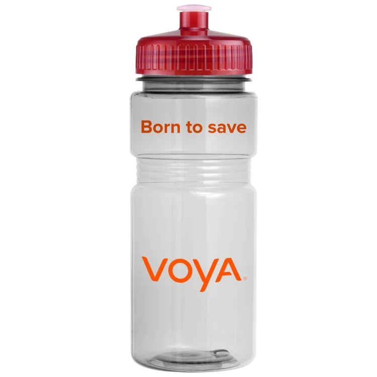 20 Oz. Translucent Recreation Bottle w/ Push Pull Lid 1