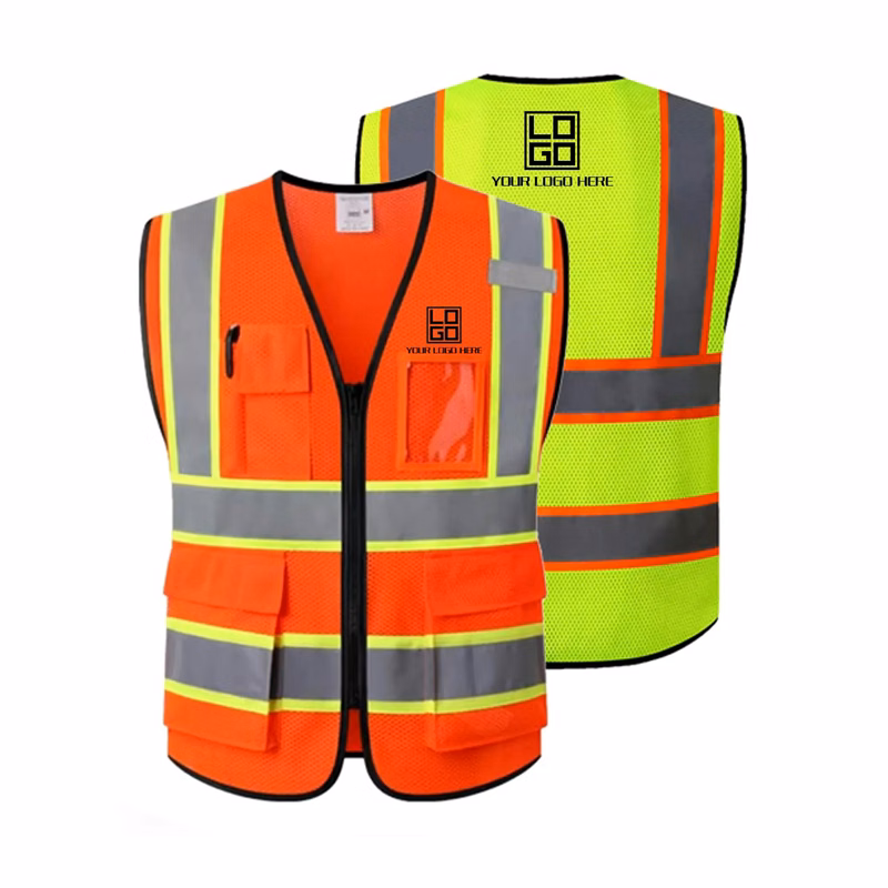 Breathable Mesh Reflective Adult Safety Vest for Comfort
