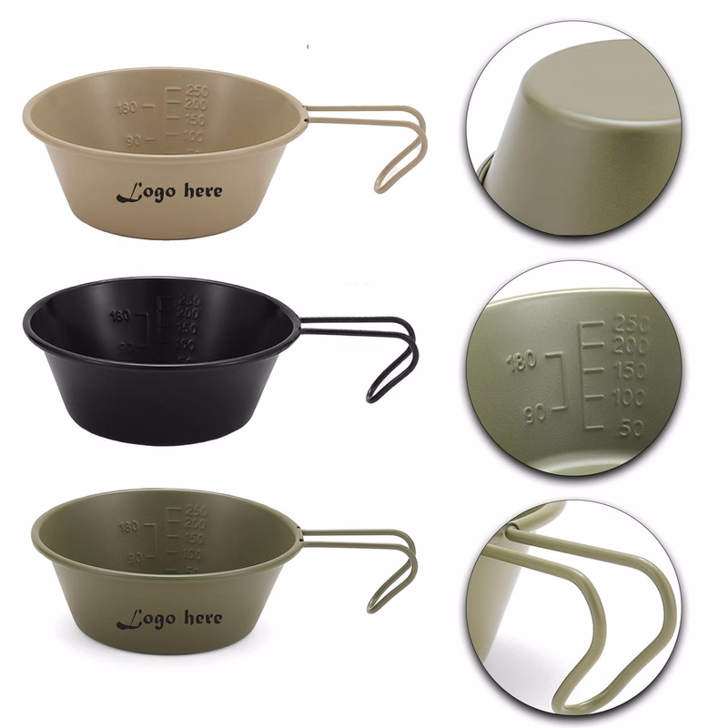 Stainless Steel Graduated Camping Bowl
