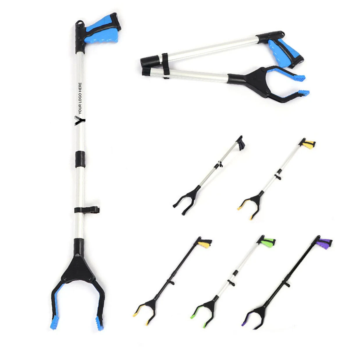 Long Handle Foldable Garbage Clamp 1