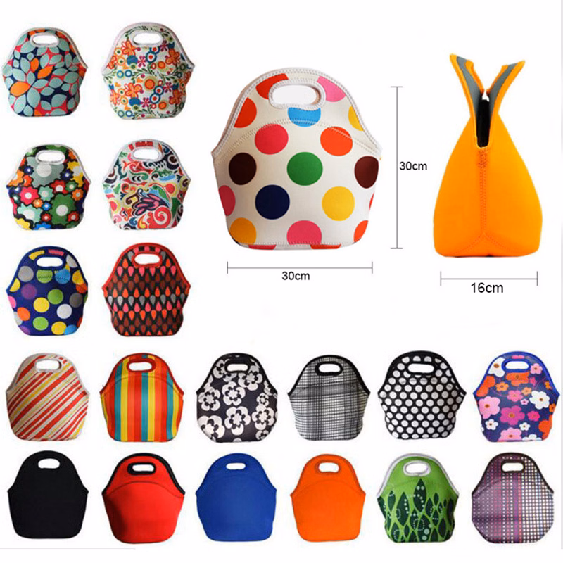 Zippered Neoprene Lunch Bag