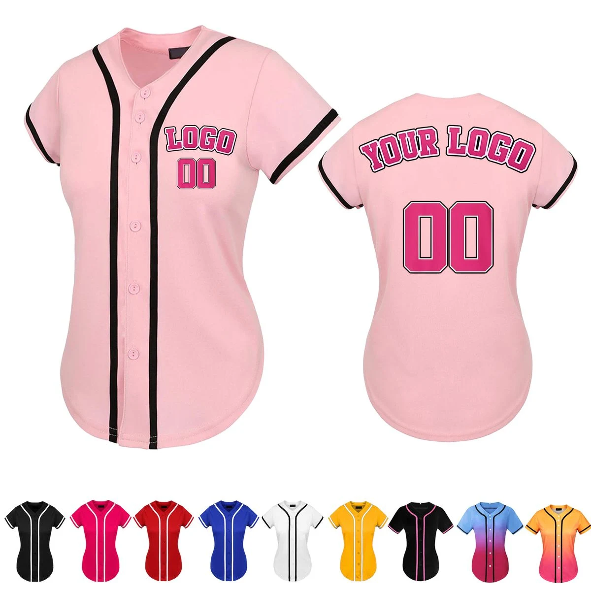 Women's Sublimation Baseball Jersey 1