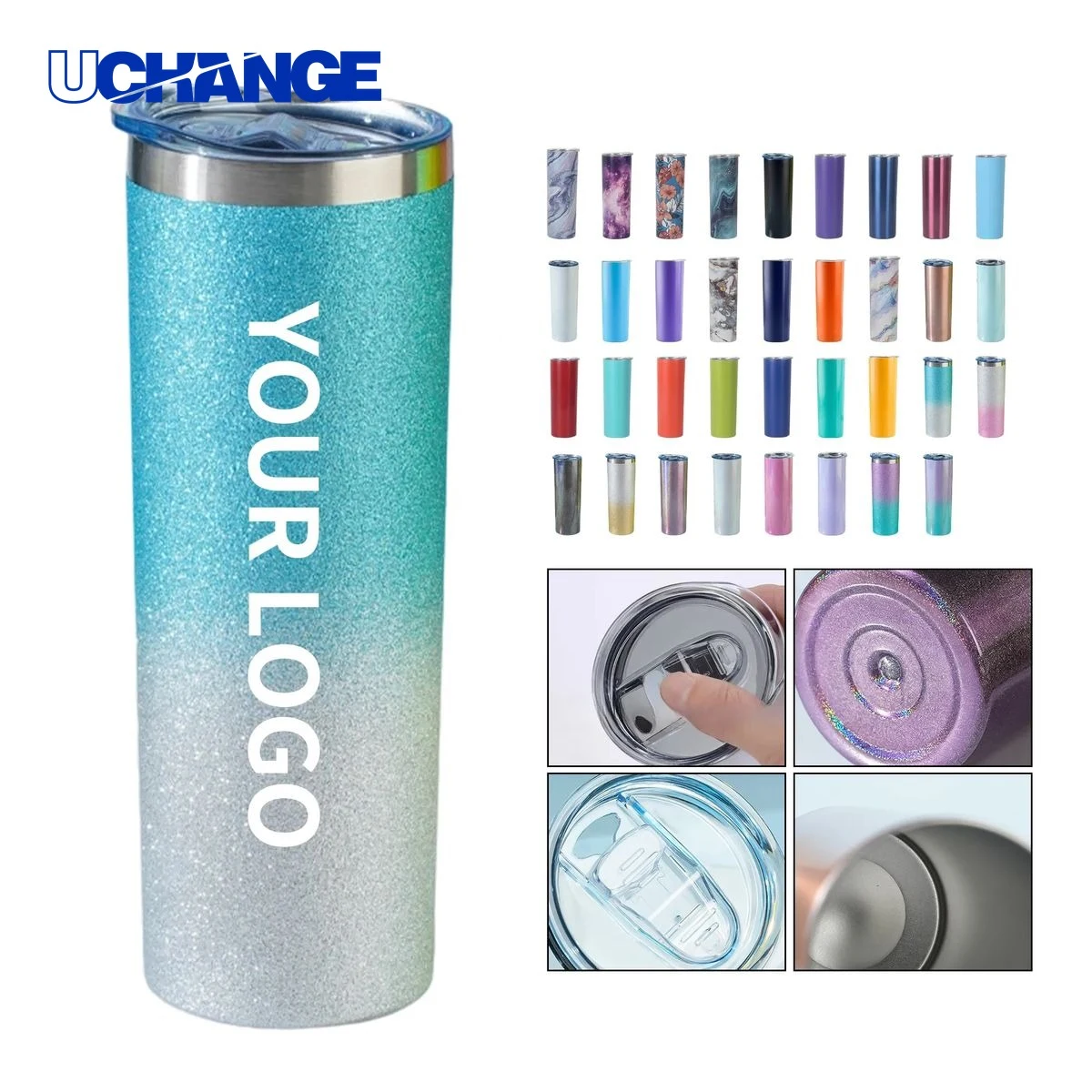 20oz Insulated Stainless Steel Tumbler Cup for Travel Drinks 1