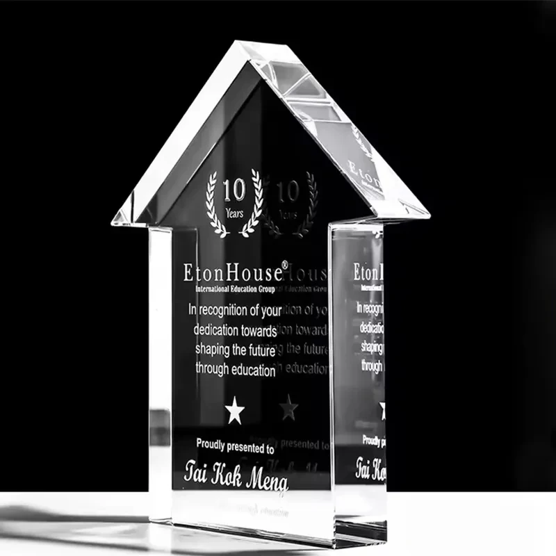 Promotional House Shaped Acrylic Award 1