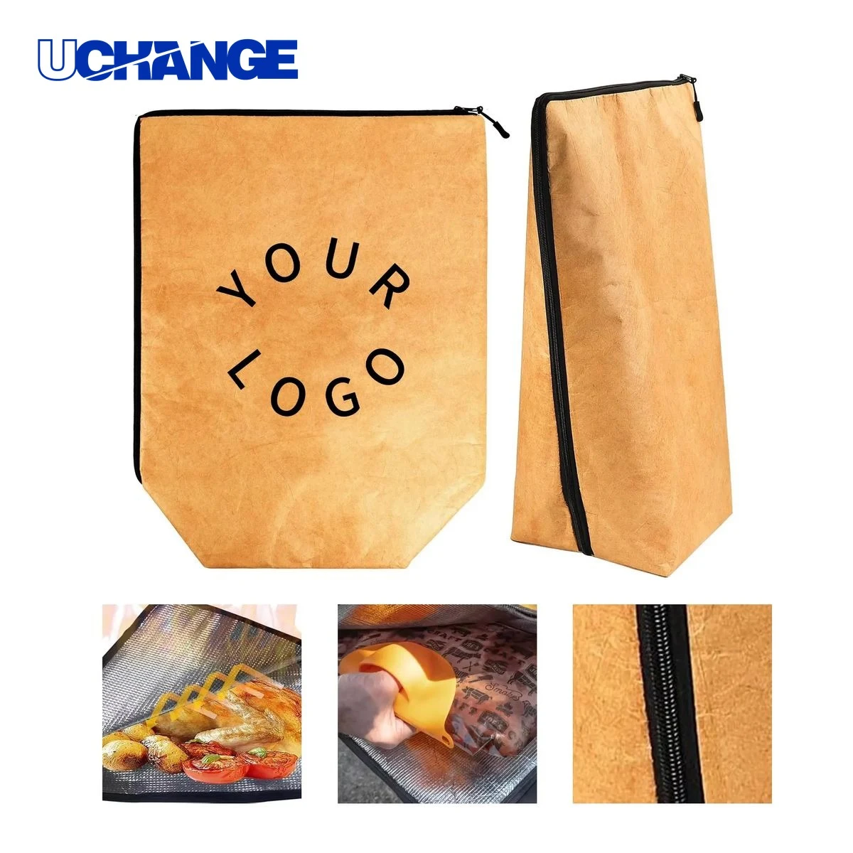 Tyvek Insulated Barbecue Bag Carrier for Hot Food 1