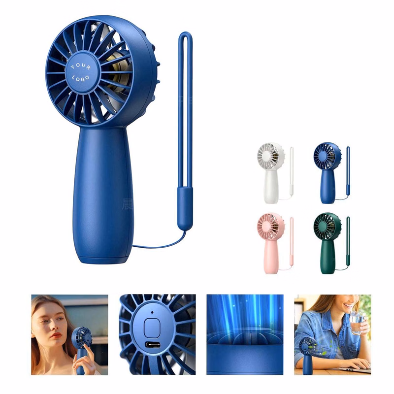 Portable Cooling Fan with Ergonomic Handle Design