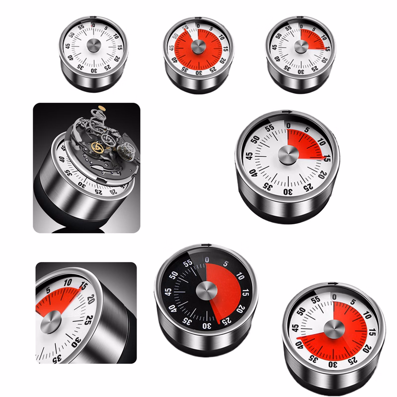 Precision Stainless Steel Cooking Timer
