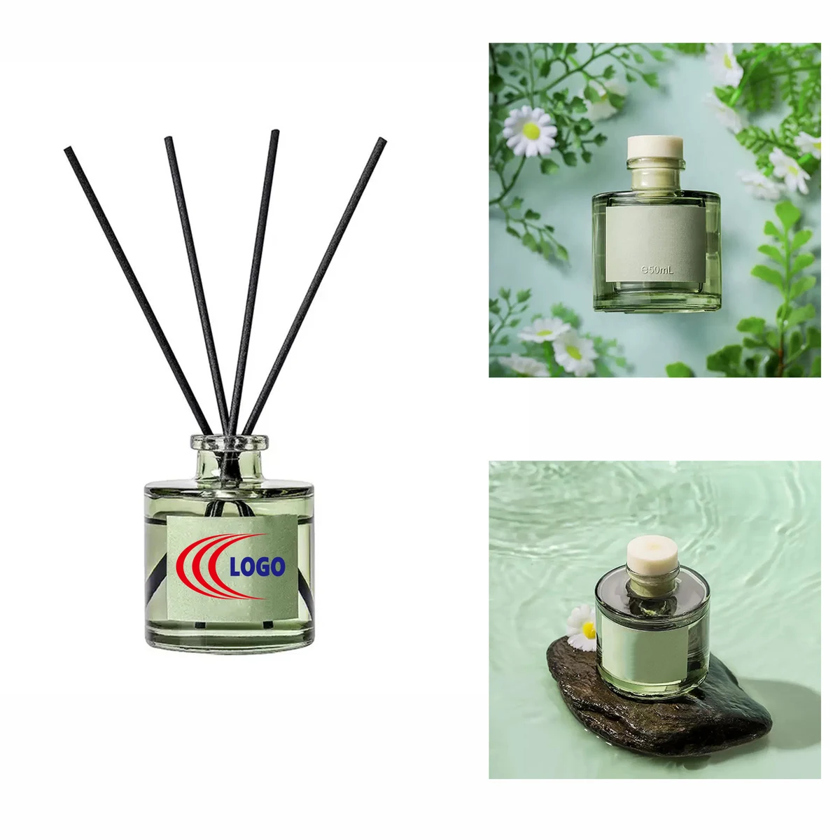 Smokeless Rattan Aromatherapy Reed Diffuser MOQ 10pcs 1