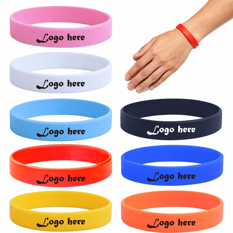 Custom Silicone Wristband with Logo