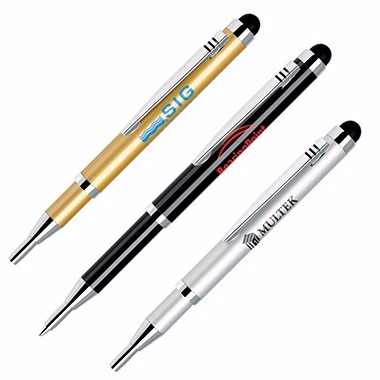 EXTENDABLE BRASS BALLPOINT STYLUS PEN