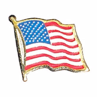 3/4" Flag Pin