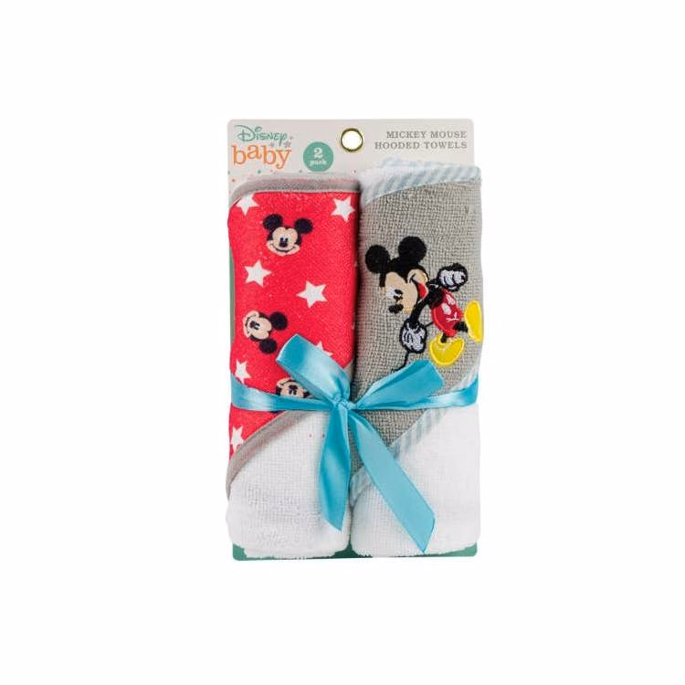 Disney Hooded Towel Sets - Stars & Stripes 2 Pk