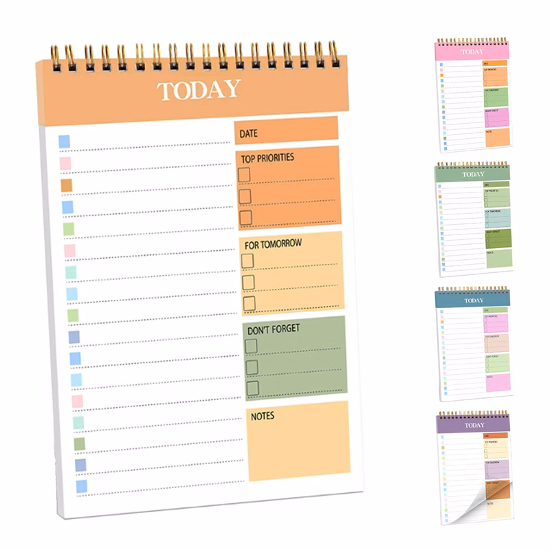 A5 Time Management Plan Notebook